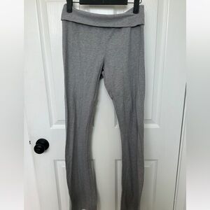 Brandy Melville Grey High Waisted Flared Yoga Pants